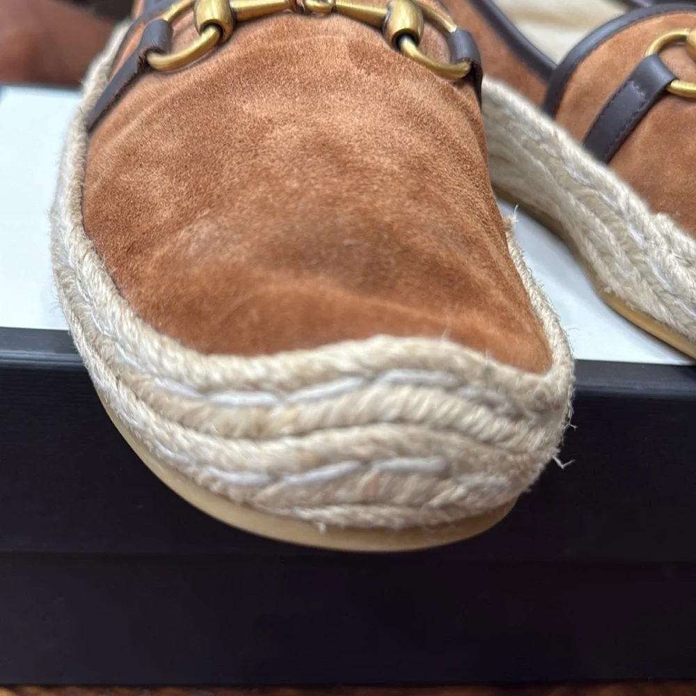GUCCI Matador Horsebit Espadrilles
